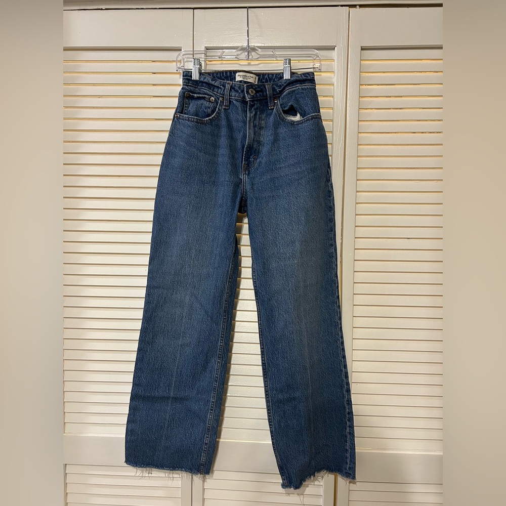 Abercrombie & Fitch High Rise Blue Jeans